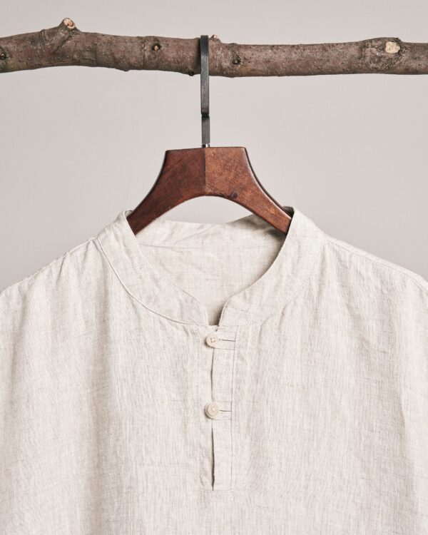 Camisa de lino natural